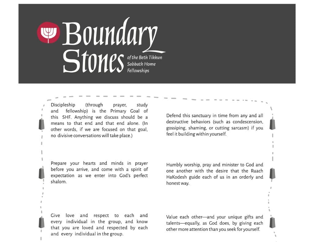 Community guidelines for prayer and fellowship.