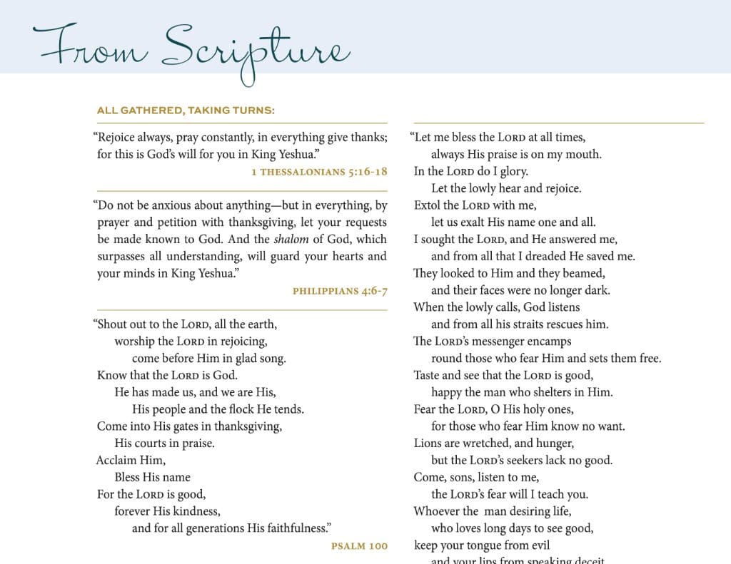 Scriptural verses and reflections on worship.